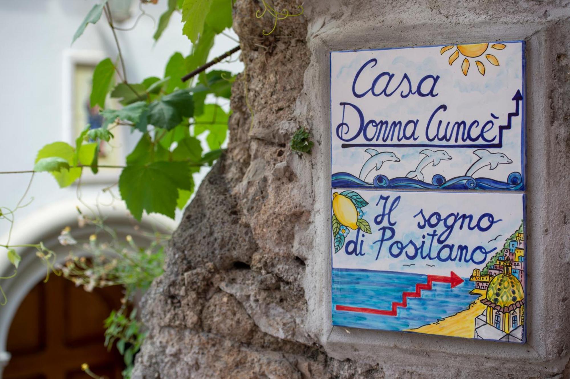 Casa Donna Cunce Villa Позитано Екстериор снимка